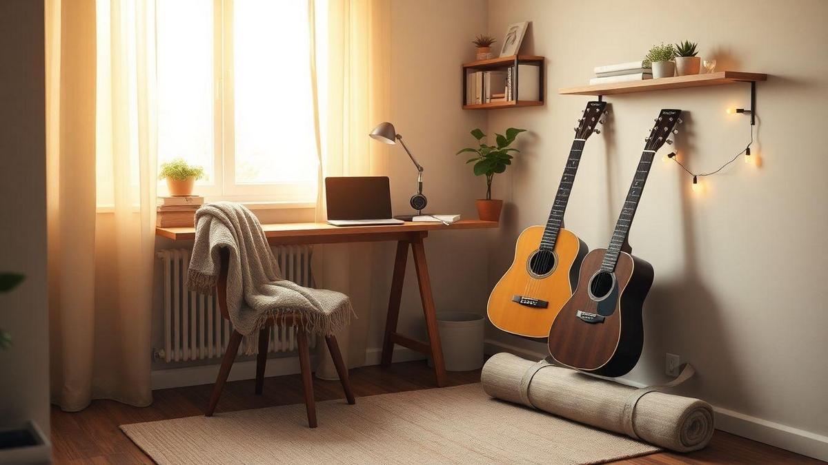 How I pick the best corner for my practice — How to set up a home practice corner on a budget