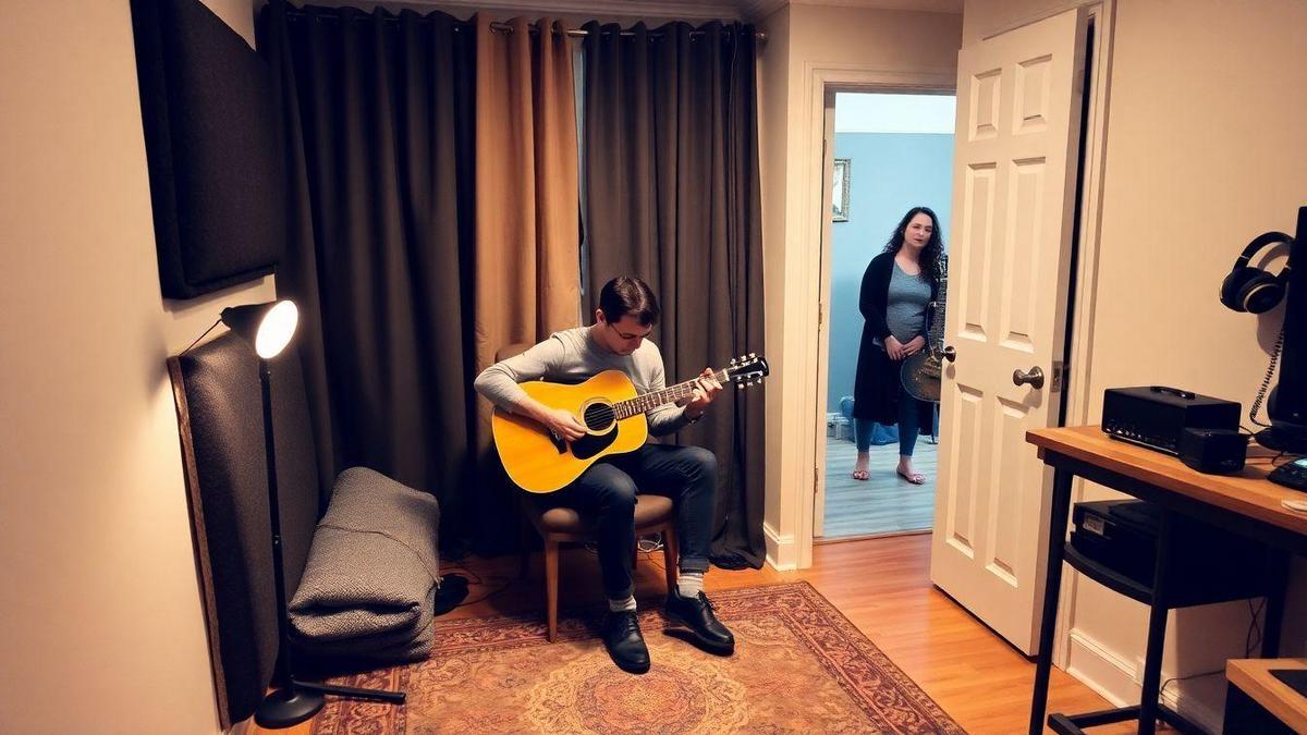 How I set up a home practice corner on a budget with soundproofing and neighbor tips