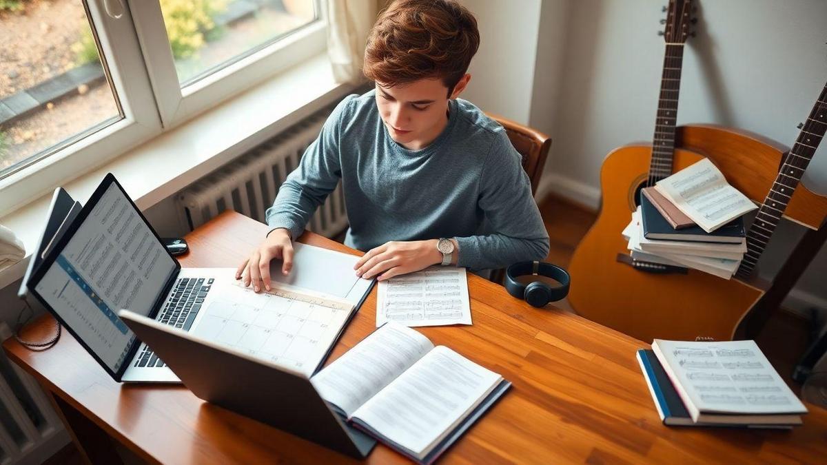 How I use a weekly practice planner to balance music practice with school or work