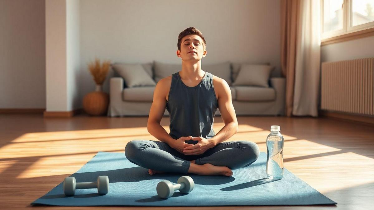 I combine a 20-minute meditation practice or 20-minute workout routine for balance