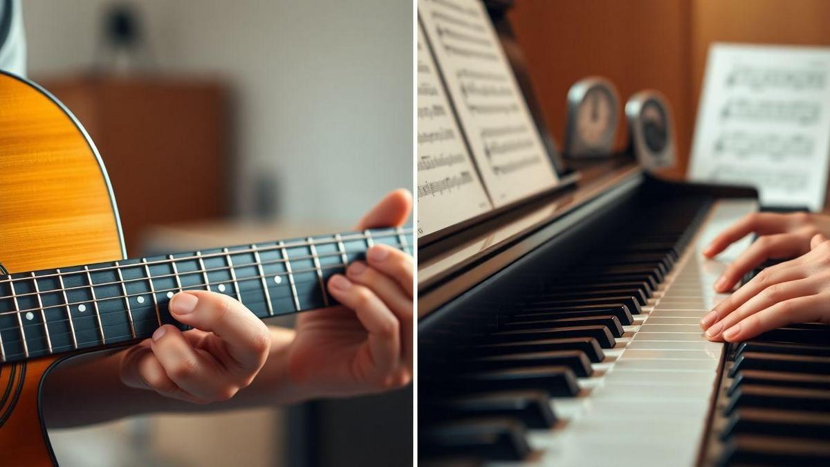 Practical tips for practicing scales on guitar and piano