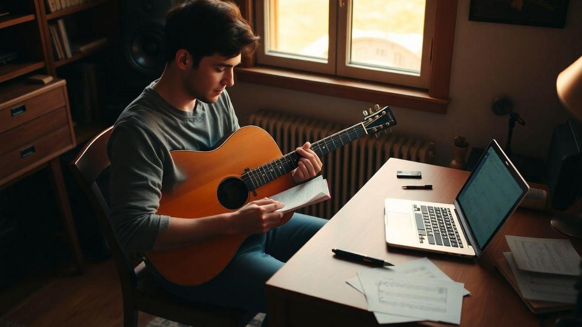 Teaching myself songwriting with focused theory practice