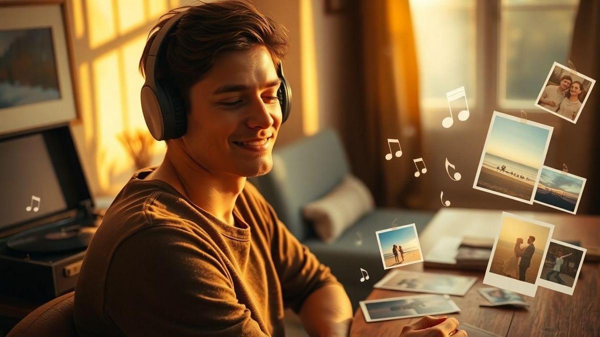 When I recreate context dependent memory music to help recall moments